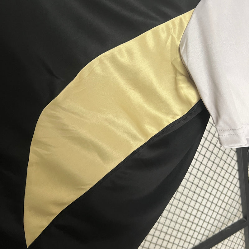 Camisa Atlético Mineiro Casa 24/25 Sem Patrocínios - Versão Torcedor Masculino - Adidas - Preto com Listras Brancas (Cópia)