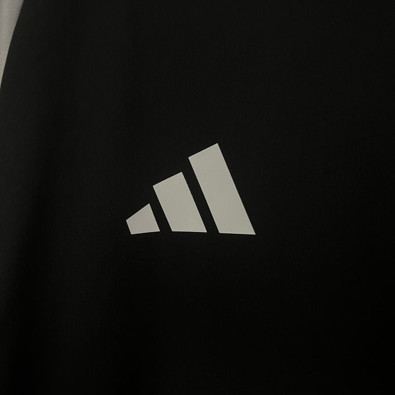 Camisa Atlético Mineiro Casa 24/25 Sem Patrocínios - Versão Torcedor Masculino - Adidas - Preto com Listras Brancas (Cópia)