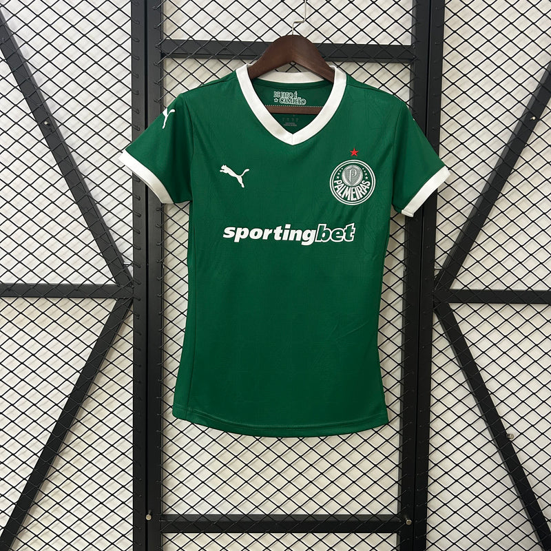Camisa do Palmeiras I 25 Puma Feminina Torcedora