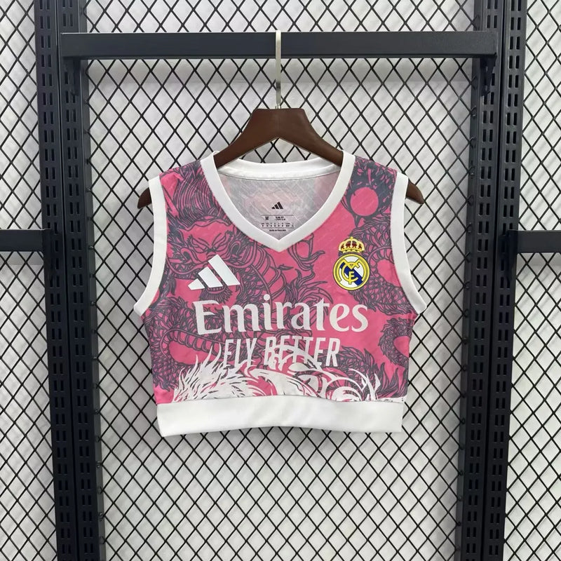 Camiseta curta feminina Real Madrid 25/26 Team Pro