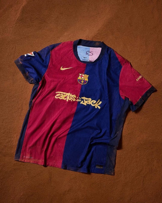 Camisa Barcelona Travis Scott Cactus Jack 2024/25