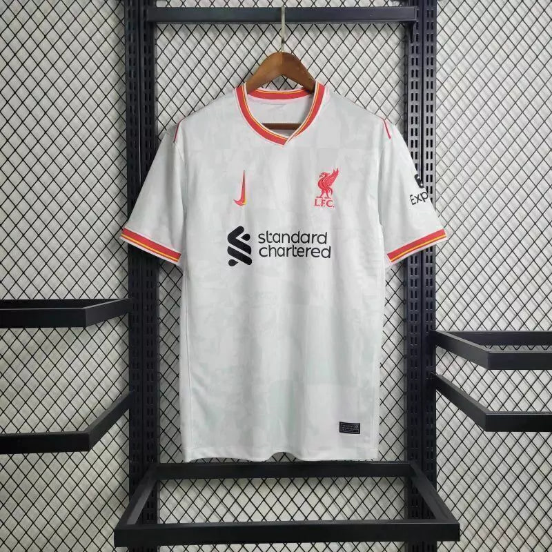 Camisa Liverpool 24/25 Nike Torcedor Masculino - Branca