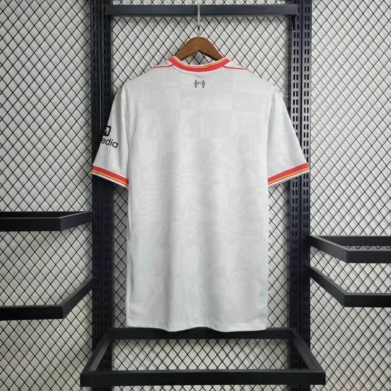 Camisa Liverpool 24/25 Nike Torcedor Masculino - Branca