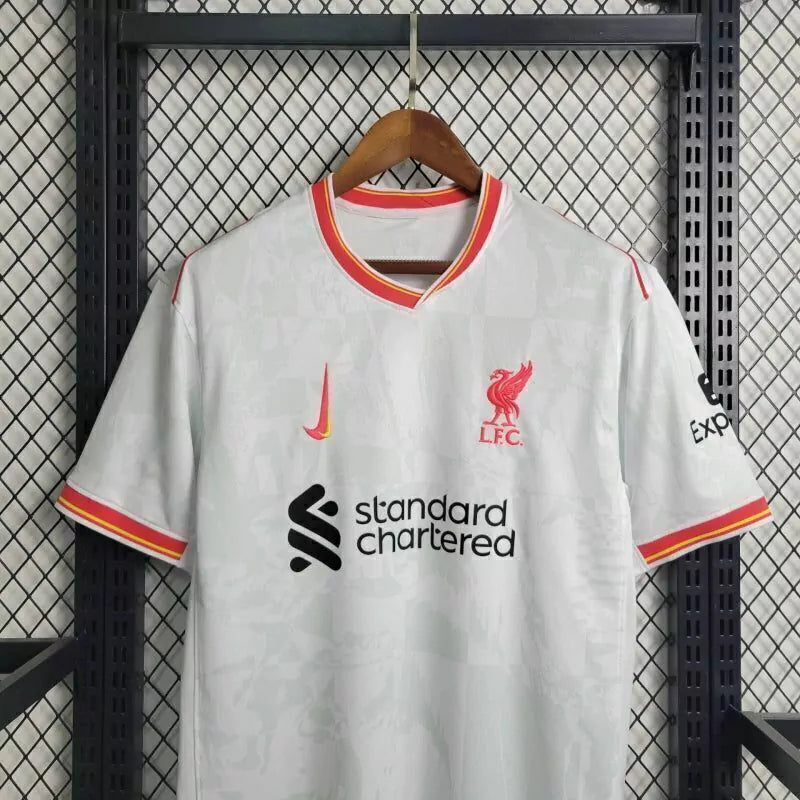 Camisa Liverpool 24/25 Nike Torcedor Masculino - Branca