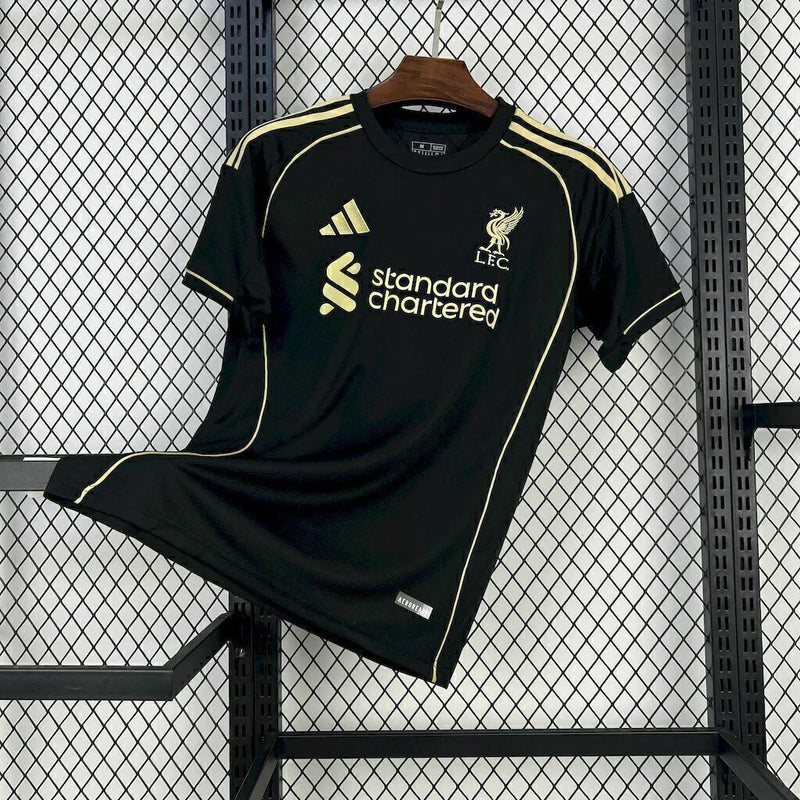 Camisa Liverpool 25/26 Torcedor Adidas - Preto
