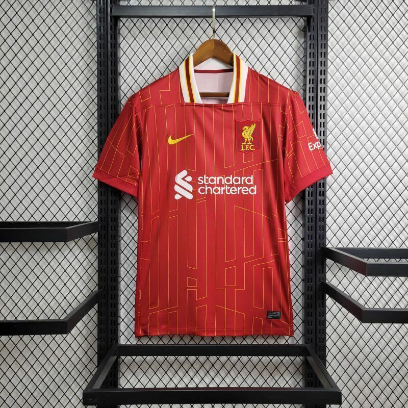 Camisa Liverpool Home 24/25 Torcedor Nike Masculina - Vermelha