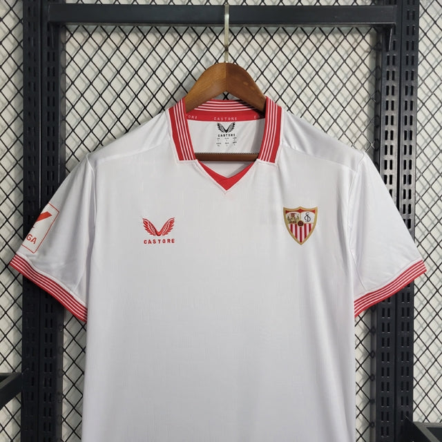 Camisa Sevilla Home (1) 2023/24 Castore Torcedor Masculina