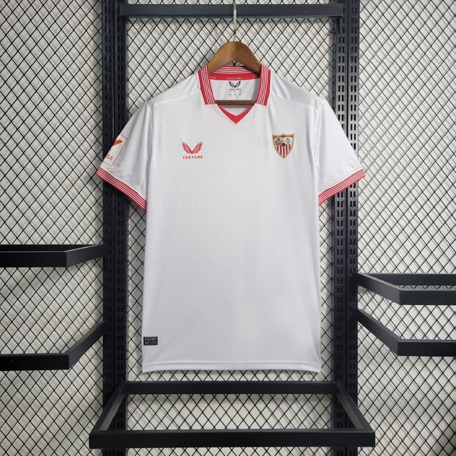 Camisa Sevilla Home (1) 2023/24 Castore Torcedor Masculina