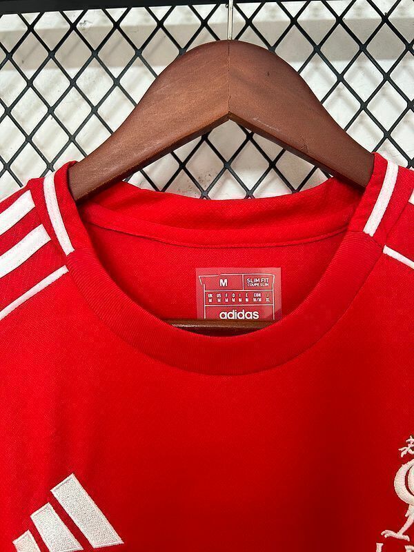 Camisas Liverpool 25/26 Adidas Torcedor Masculina - Vermelha