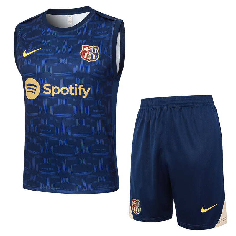 Conjunto Sem Manga Barcelona 24-25