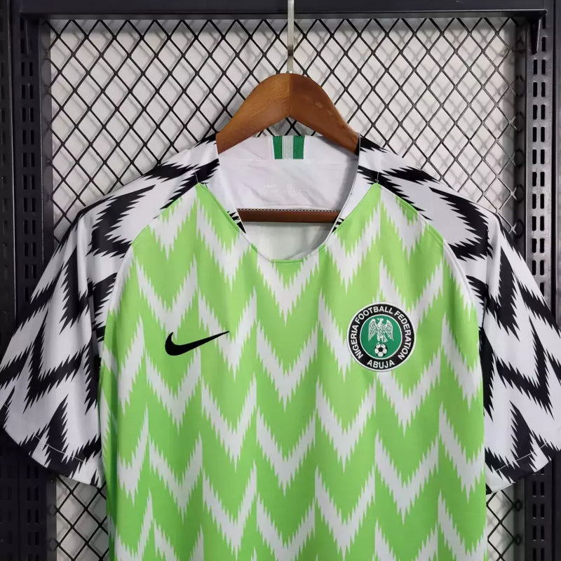 Camisa Seleção Nigéria Retrô Home 18/19 Torcedor Nike Masculina - Verde