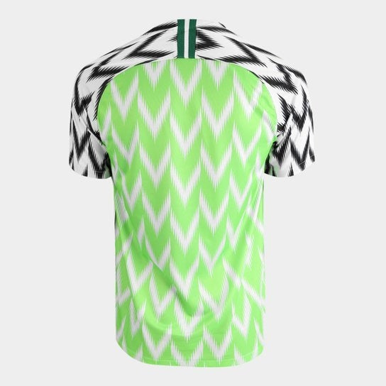 Camisa Seleção Nigéria Retrô Home 18/19 Torcedor Nike Masculina - Verde