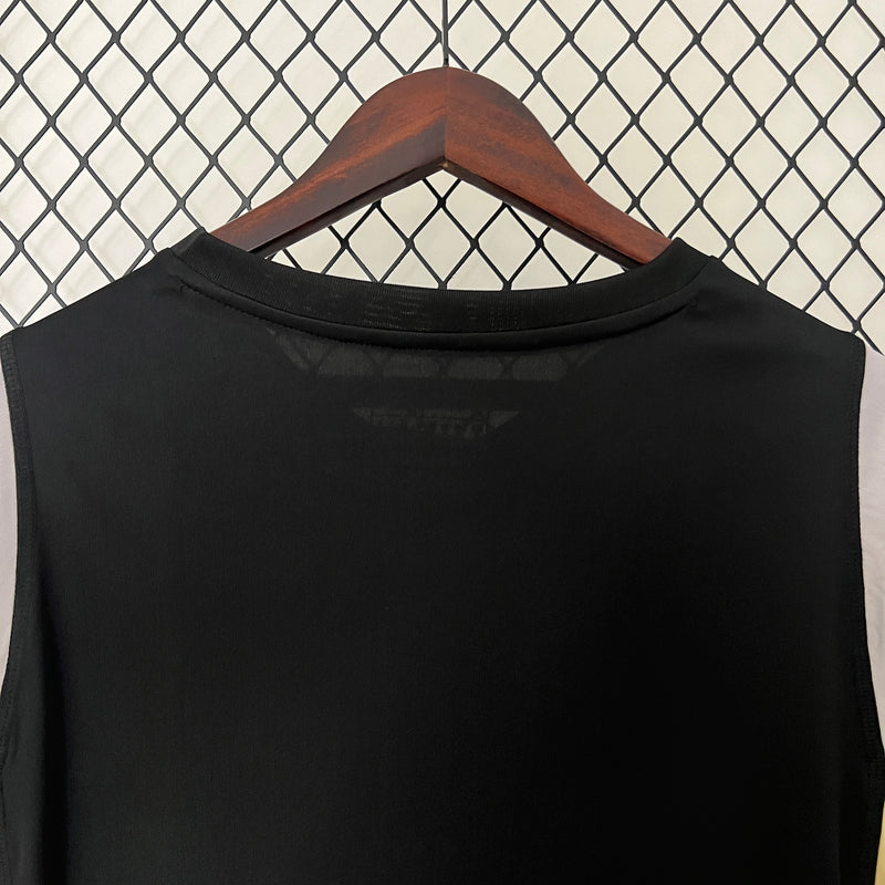 Camisa Atlético Mineiro Casa 24/25 Sem Patrocínios - Versão Torcedor Masculino - Adidas - Preto com Listras Brancas (Cópia)