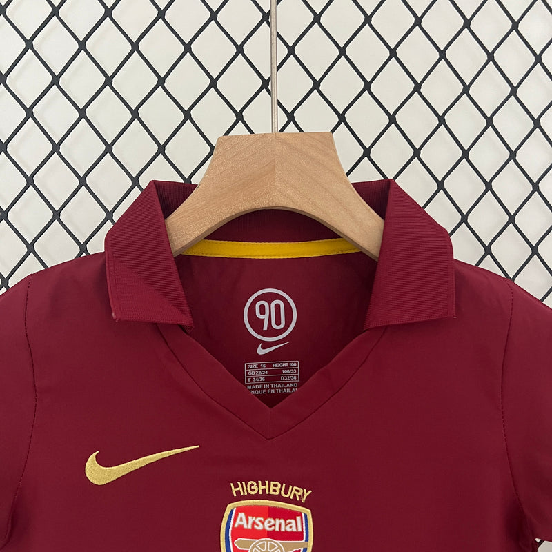 Conjunto 05/06 kids Arsenal