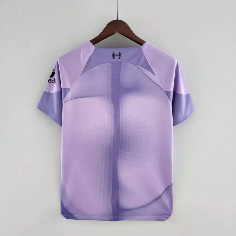 Camisa Liverpool Goleiro 22/23 Roxa - Nike - Masculino Torcedor