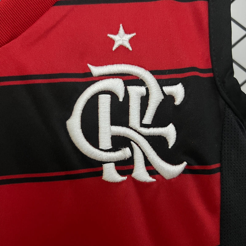 Conjunto Kids Flamengo 25/26 UN-1 (Sem Manga)
