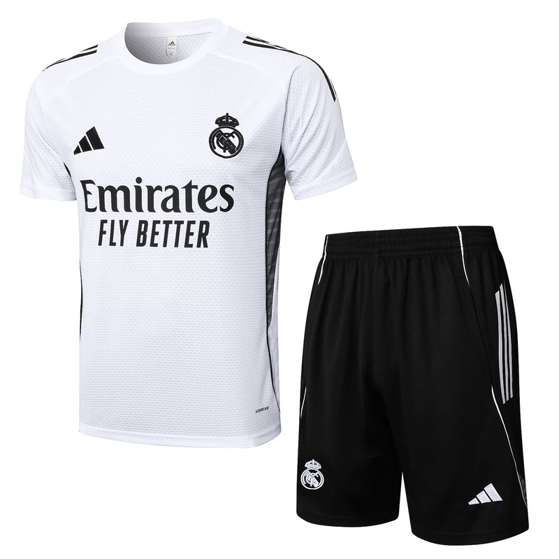 Conjunto de Manga Curta Real Madrid 25-26