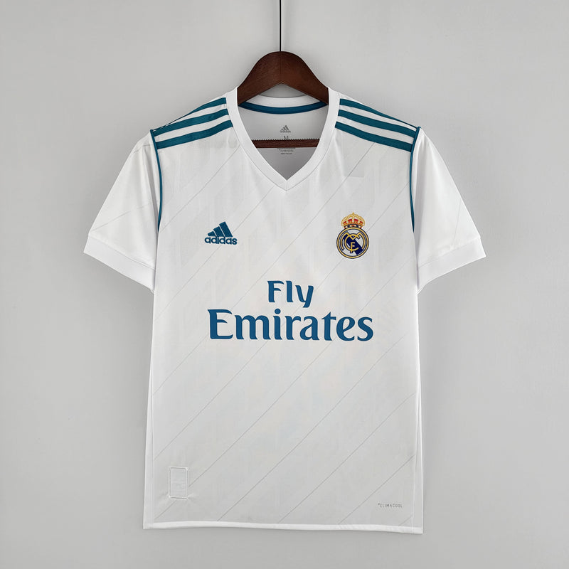 Camisa Retro 17/18 Real Madrid home