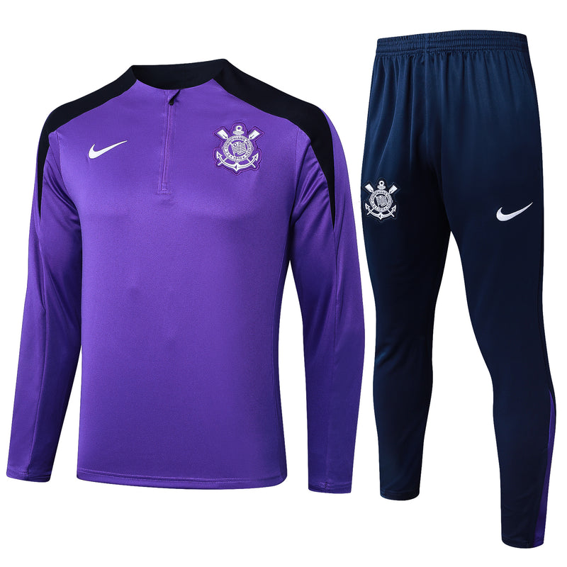 Kit de treino manga longa Corinthians 24-25