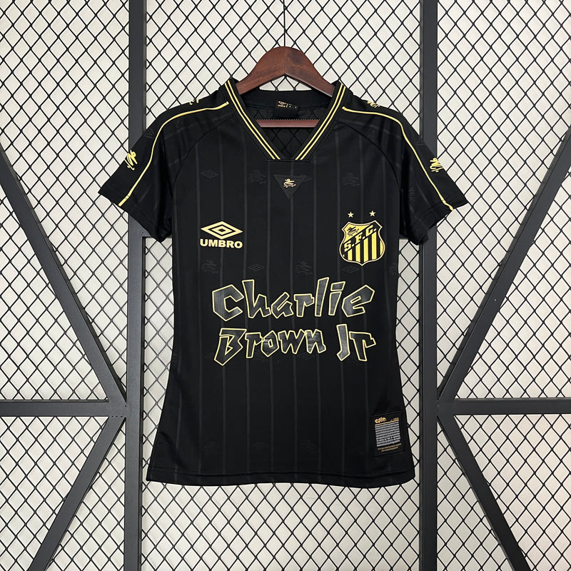 Camisa de Torcedor Retro Feminina Santos
