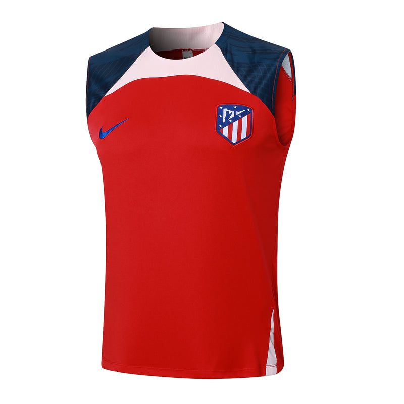 Conjunto Sem Manga Atletico Madrid 24-25 - Vermelha