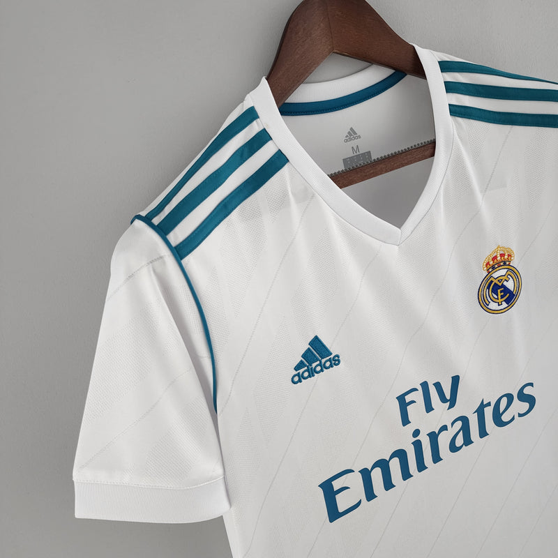Camisa Retro 17/18 Real Madrid home