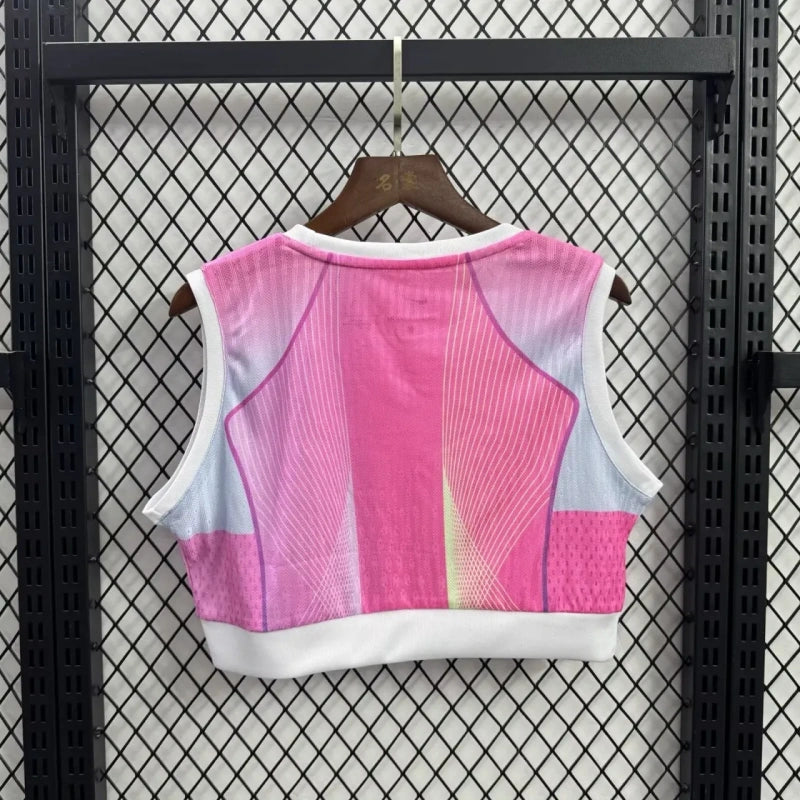 Blusa Curta Feminina Barcelona 25/26 Team Pro