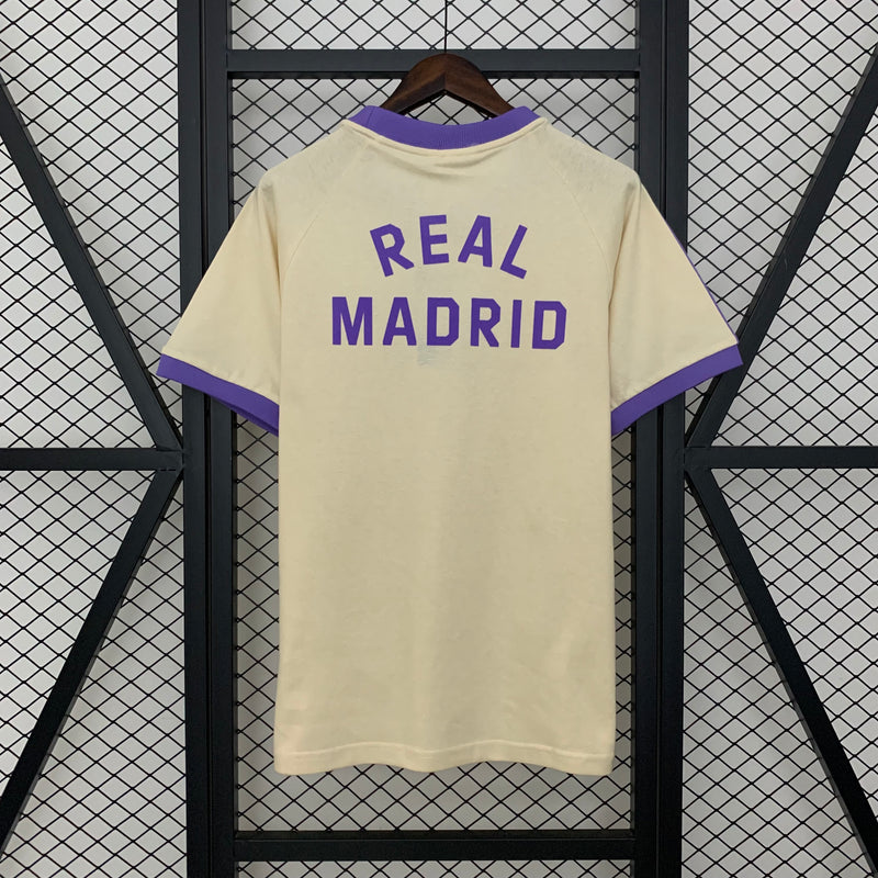 Camiseta de algodão do Real Madrid