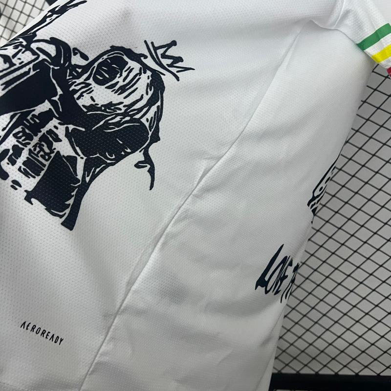 Camisa Ajax Branca 25/26 - Ed. Especial Bob Marley