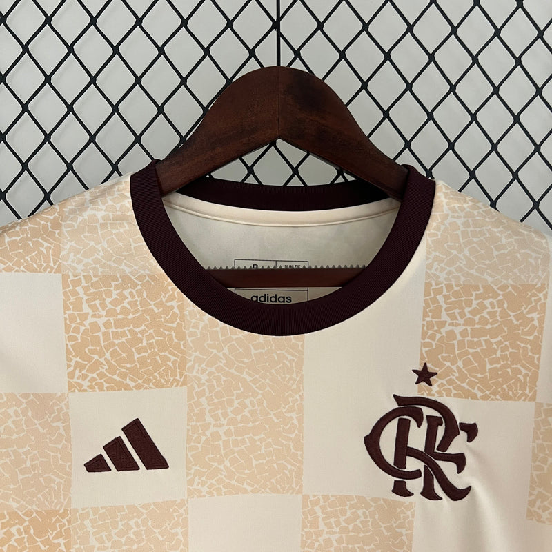 Camisa Flamengo Treino 24/25 Adidas - Bege
