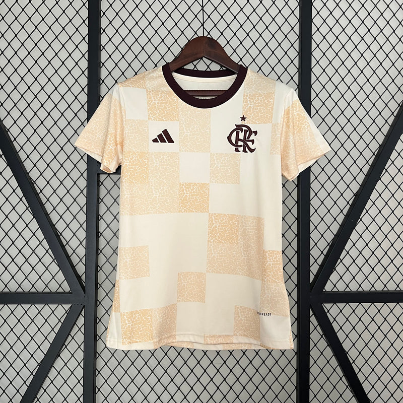 Camisa Flamengo Treino 24/25 Adidas - Bege