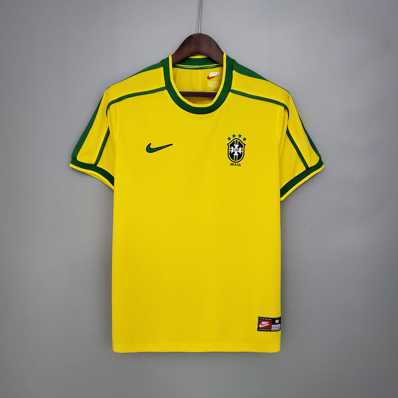 Camisa Retro Brasil 1998 home