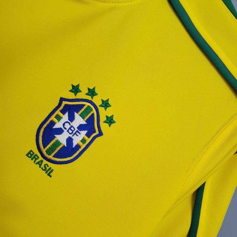 Camisa Retro Brasil 1998 home