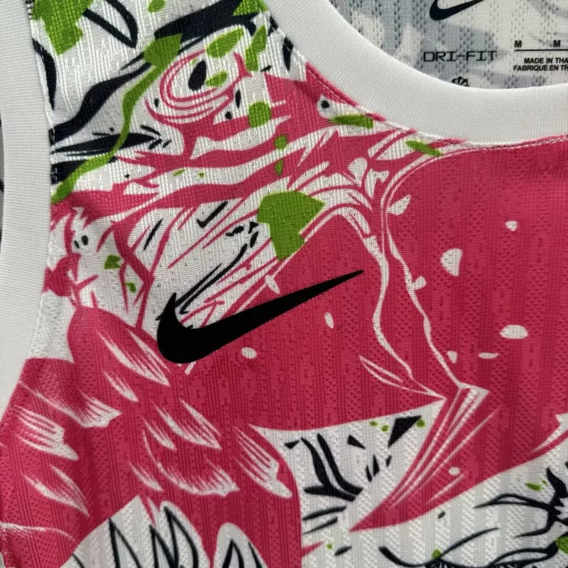 Top curto feminino Brasil 25/26 Team Pro -  Rosa