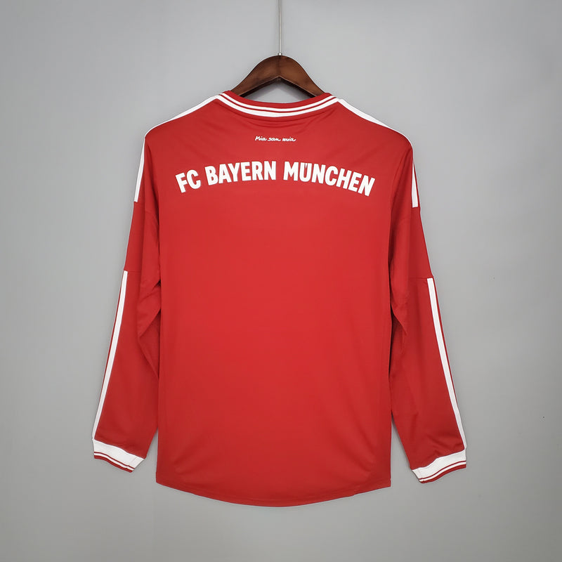 Camisa Retro Manga Longa Bayern Munich Final da Champions League 2013 - home