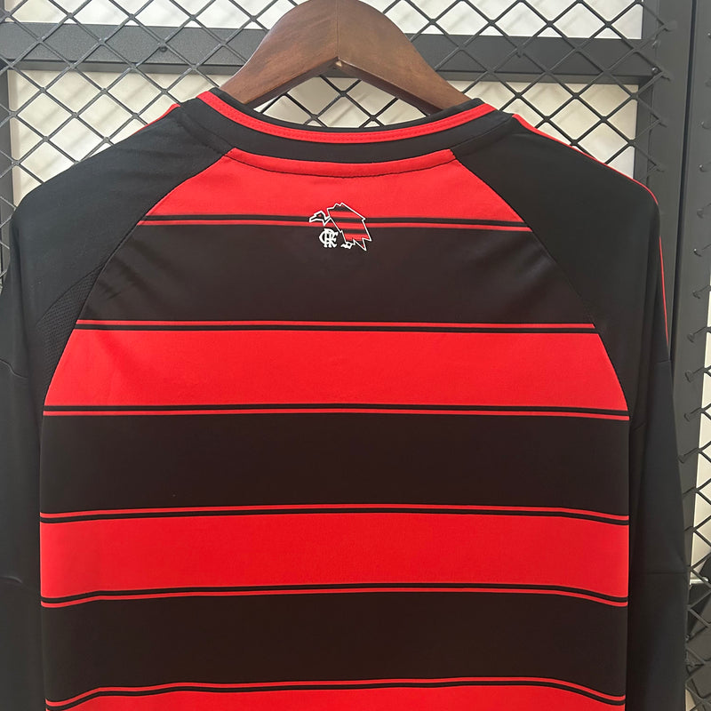 Camisa Flamengo Home 25/26 Manga Longa