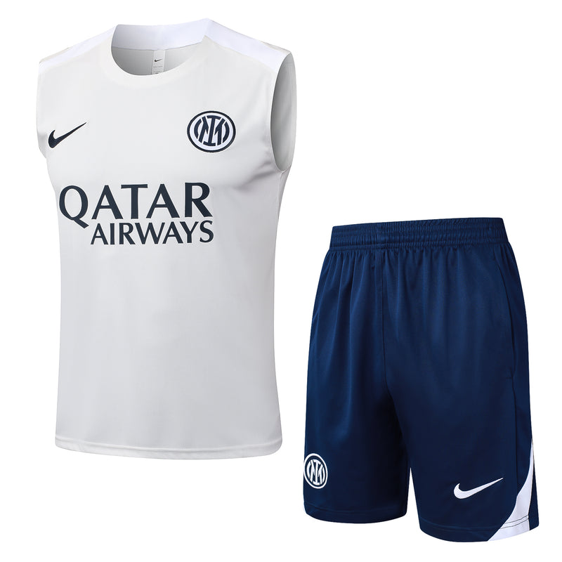Conjunto de Treino sem Manga da Inter de Milão 25-26