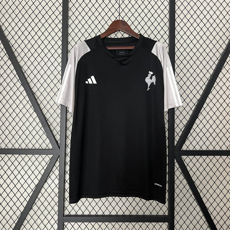 Camisa Atlético Mineiro Casa 24/25 Sem Patrocínios - Versão Torcedor Masculino - Adidas - Preto com Listras Brancas (Cópia)