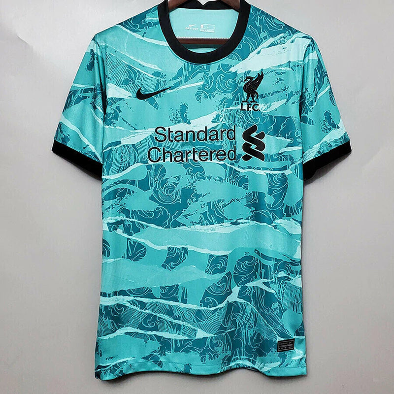 Camisa Liverpool II 20/21 Azul Turquesa - Nike - Masculino Torcedor