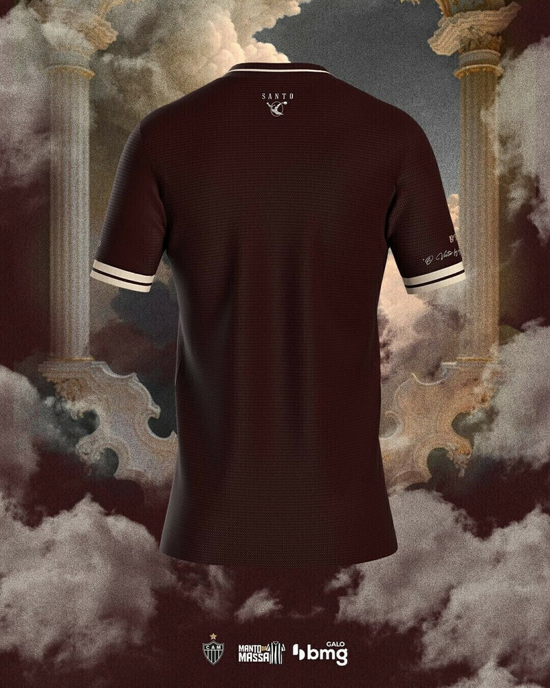 Camisa Atlético Mineiro  2023- Edição Especial São Victor - Torcedor Masculina - Vinho
